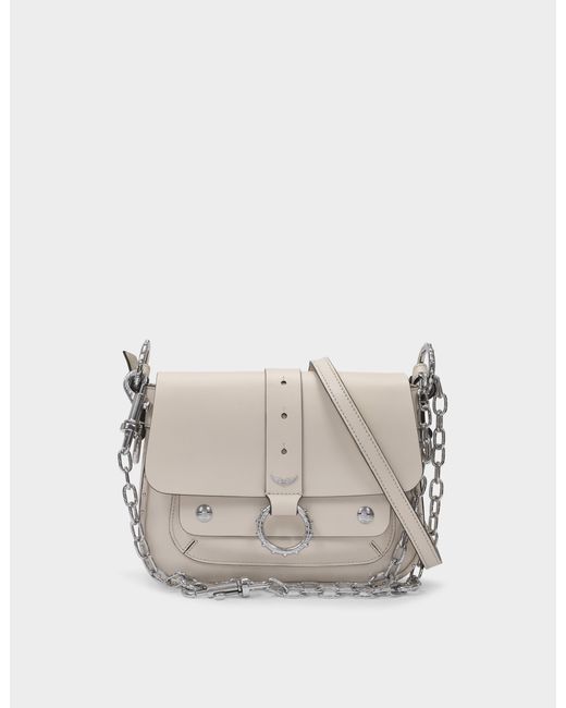 Zadig & Voltaire Kate Bag In White Leather