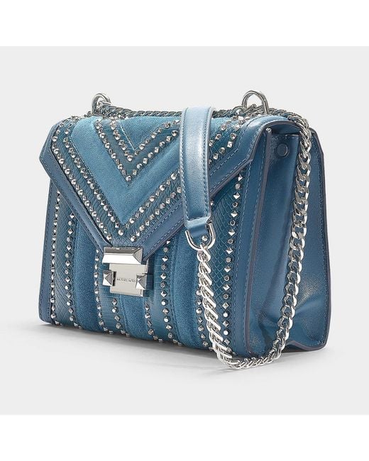 Michael kors whitney store studded shoulder bag