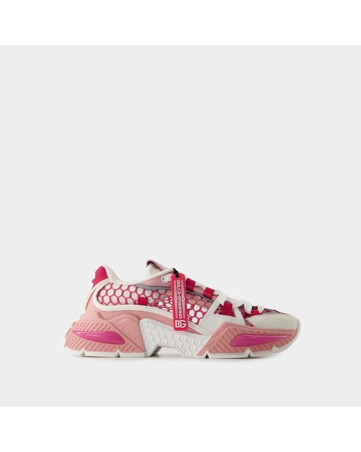 Dolce & Gabbana Pink Airmaster Sneakers