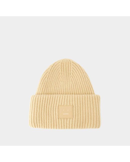 Acne Natural Pansy N Face Beanie
