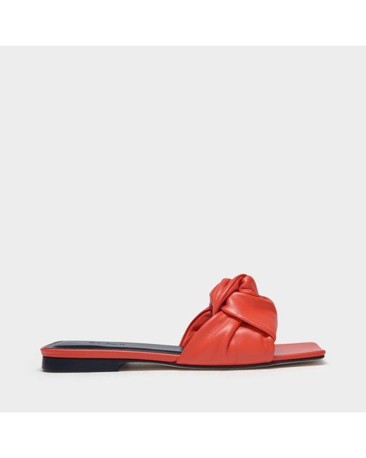 By Far Red Lima Sandals