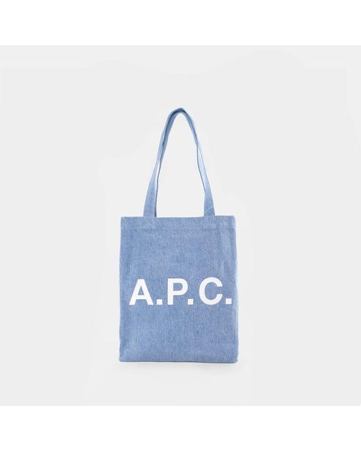 A.P.C. Blue Lou Shopper Bag for men