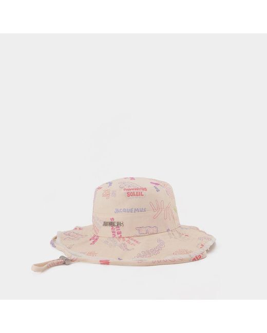 Jacquemus Pink Artichaut Bucket Hat