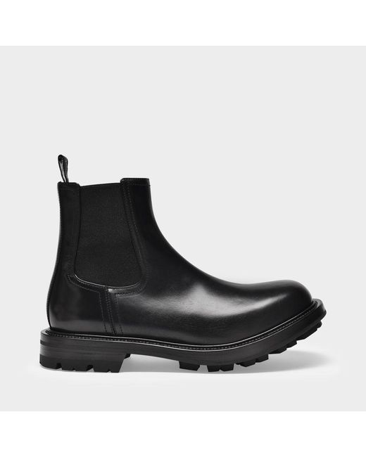 Alexander McQueen Black Watson Boots for men