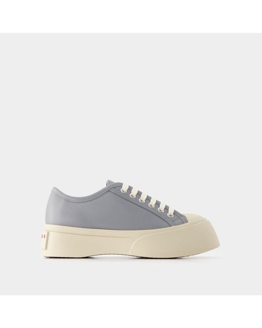 Marni Gray Laced Up Sneakers