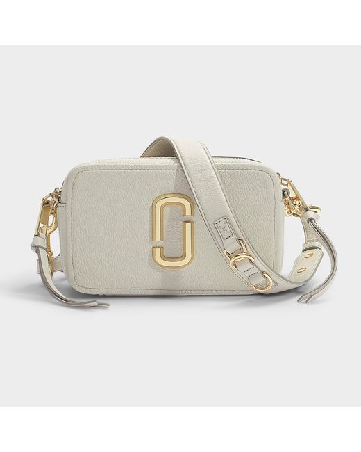 Marc Jacobs The Softshot 21 Bag In Beige Leather | Lyst Canada