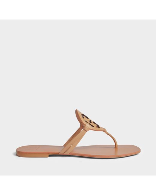 Tory Burch Multicolor Miller Leather Thong Sandals