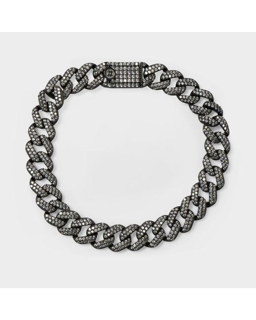 NUMBERING Metallic Pave Link Bracelet