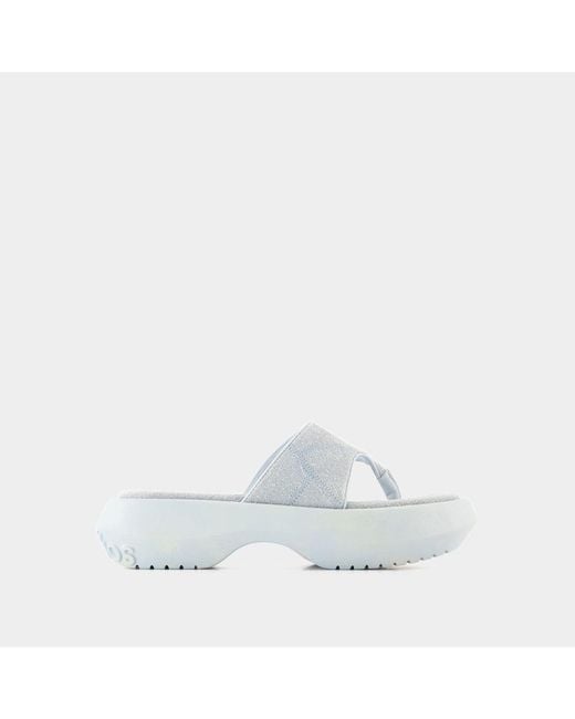 Acne White Sandals