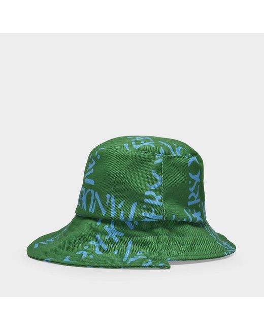 J.W. Anderson Green Asymetric Bucket Hat