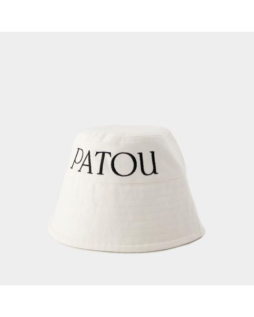 Patou White Bucket Hat