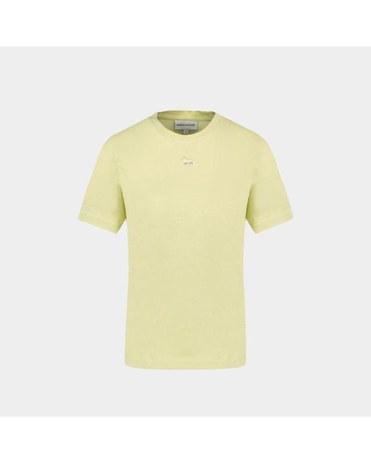 Maison Kitsuné Yellow T-shirts & Tops
