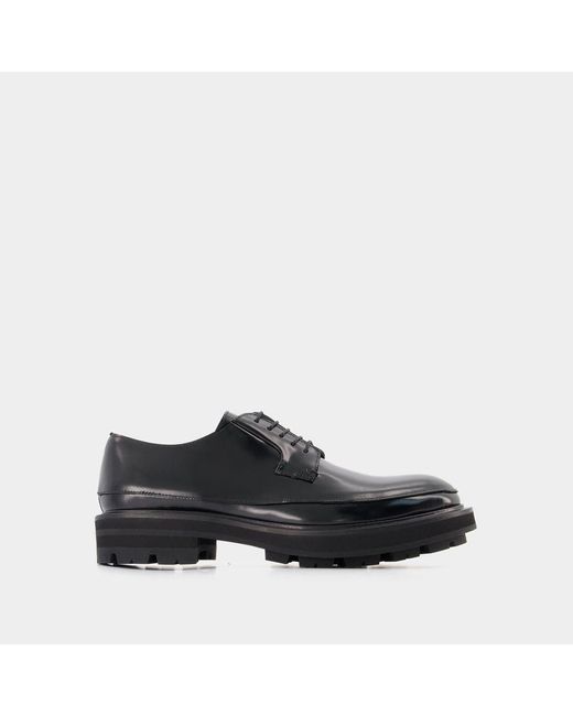 Alexander McQueen Black Oversized Loafers for men
