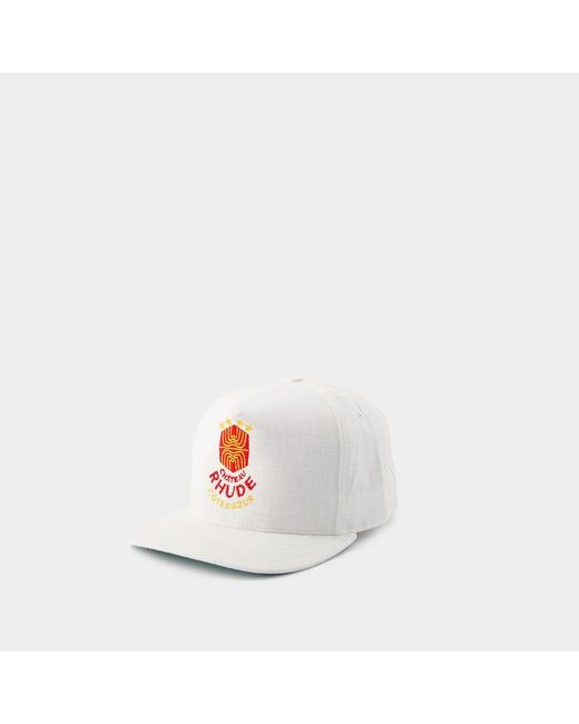 Rhude White Caps & Hats