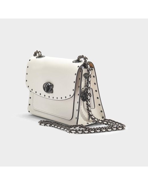 Coach parker bag white sale