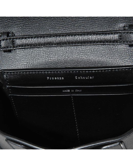 Proenza Schouler Ps11 Wallet With Strap In Metallic New Linosa