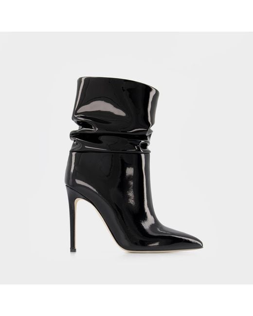 Paris Texas Slouchy Stiletto Boots in Black | Lyst
