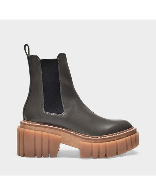 Stella McCartney Brown Emilie Ankle Boots