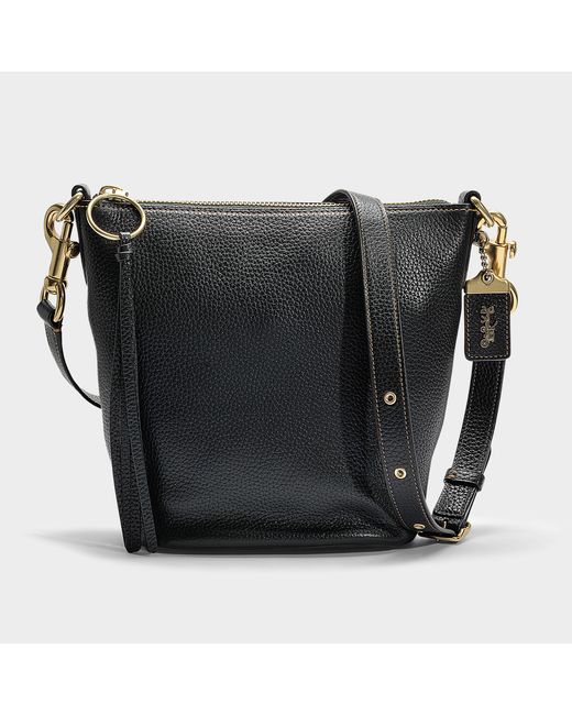 COACH Small Duffle Bag In Black Calfskin Lyst