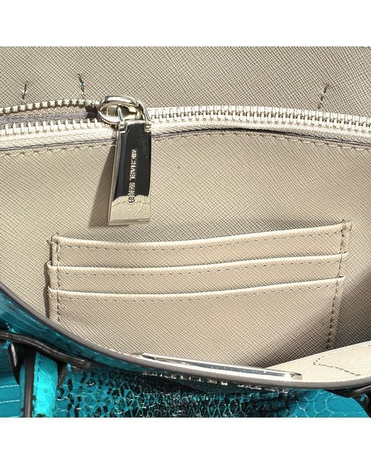 Michael kors top mercer python
