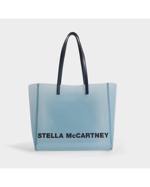 Stella McCartney Blue Pvc Small Tote