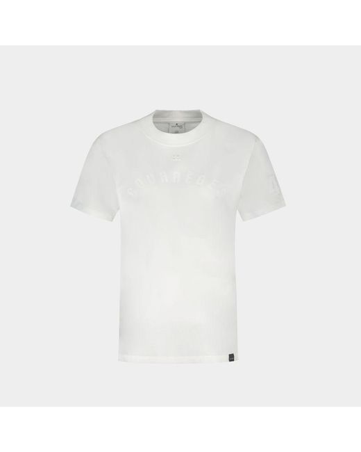 Courreges White T-shirts & Tops