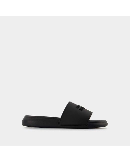Alexander McQueen Black Slides for men
