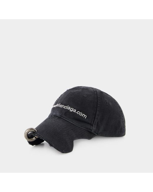 Balenciaga Black Piercing Hat