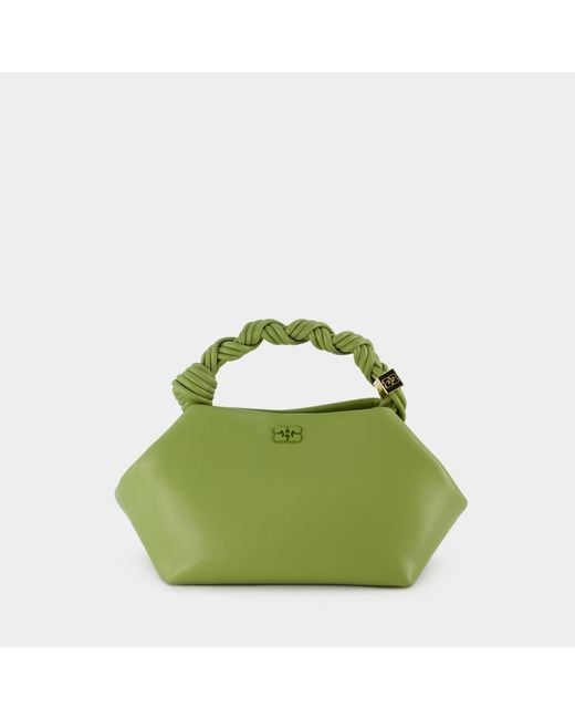 Ganni Bou Crossbody Bag - - Leather - Green