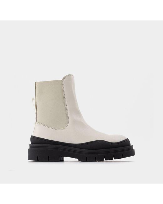 See By Chloé White Alli Boots
