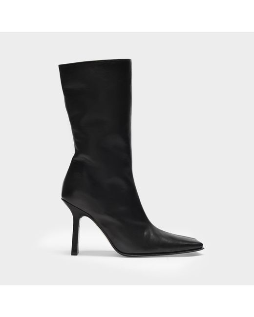 Miista Boots Noor In Black Smooth Leather