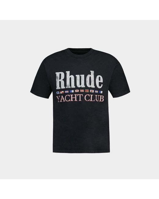 Rhude Black Flag T-shirt