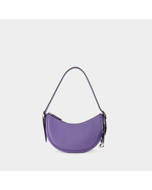 COACH Purple 'luna' Shoulder Bag