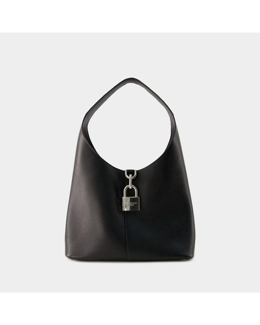 Balenciaga Black Locker Hobo M Shoulder Bag