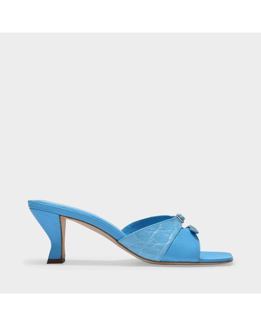 by far blue sandals