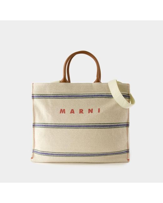 Marni Metallic Pelletteria Uomo Shopper Bag