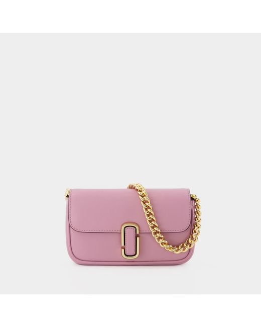 Marc Jacobs Pink J Marc Mini Hobo Bag - - Lilac - Leather