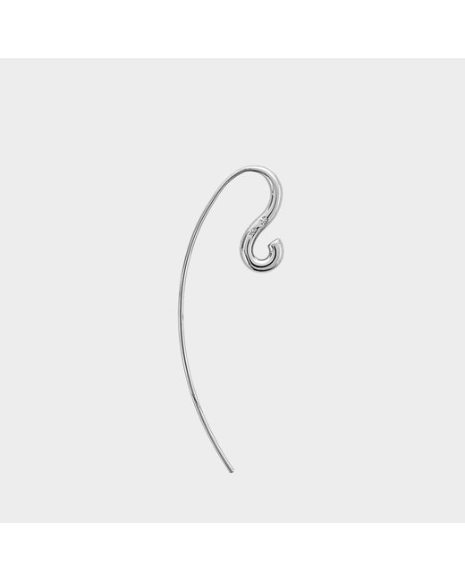 Charlotte Chesnais Metallic Hook Small Mono Earring