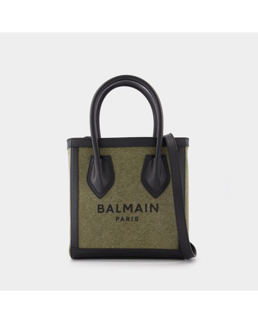 Balmain Green B-army Bag 24