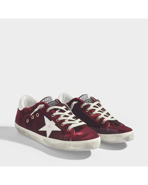 Golden goose maroon sale