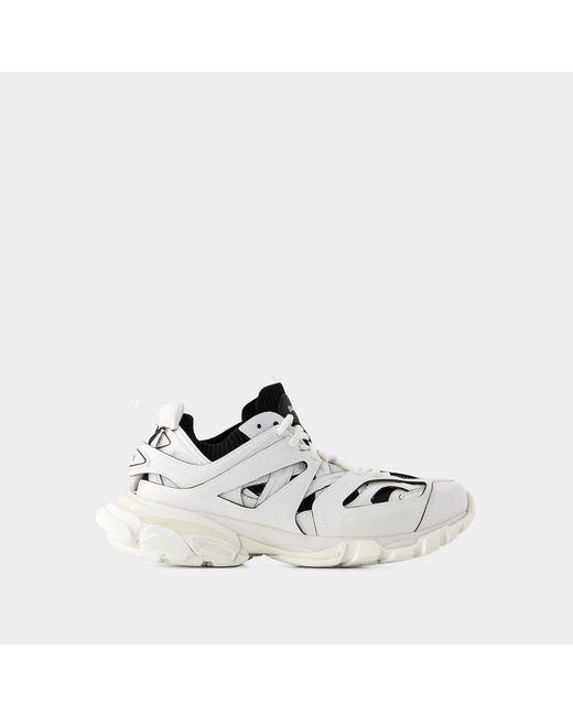 Balenciaga White Track Sock Sneakers