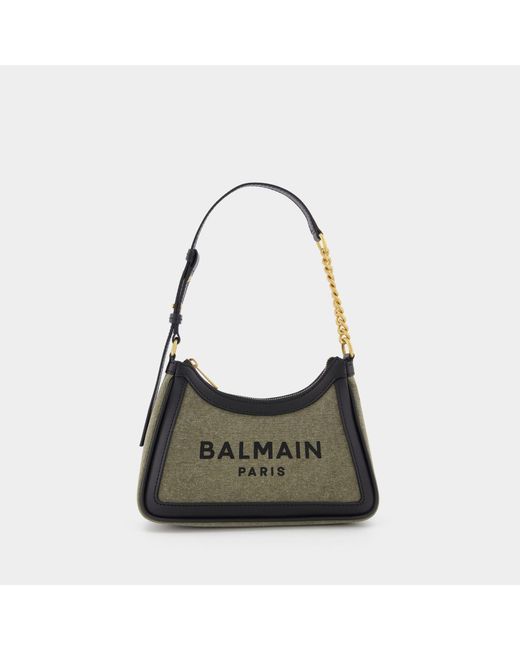 Balmain Green B-army Bag