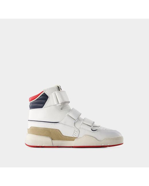 Isabel Marant White Oney High Sneakers