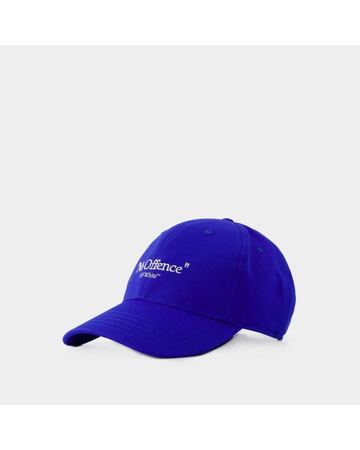 Off-White c/o Virgil Abloh Blue Drill No Offence Hat