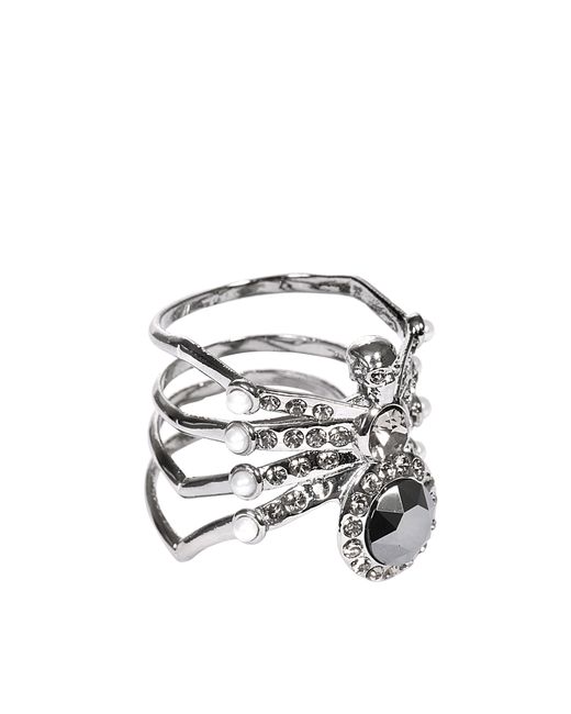Alexander McQueen Metallic Spider Ring