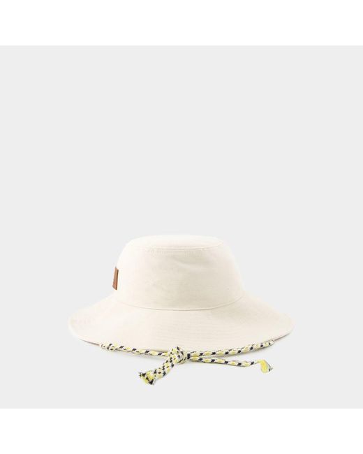 Isabel Marant White Fadelya Gd Bucket Hat