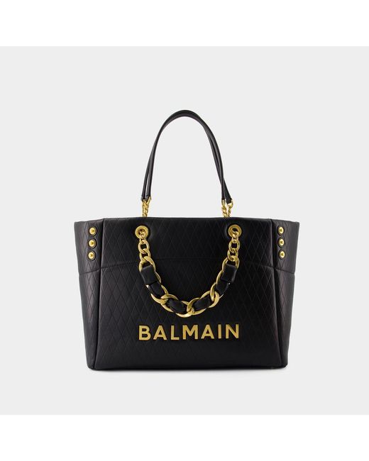 Balmain Black 1945 Shoulder Bag