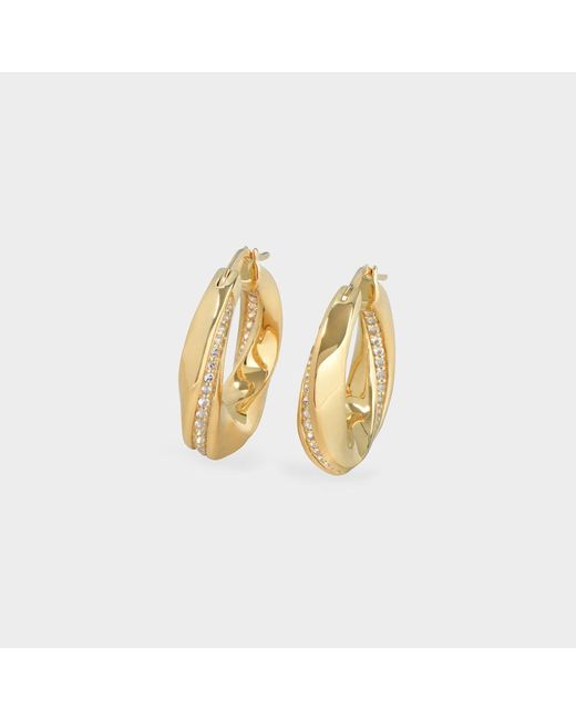 Tom Wood Infinity Hoops Rock Earrings in Metallic | Lyst