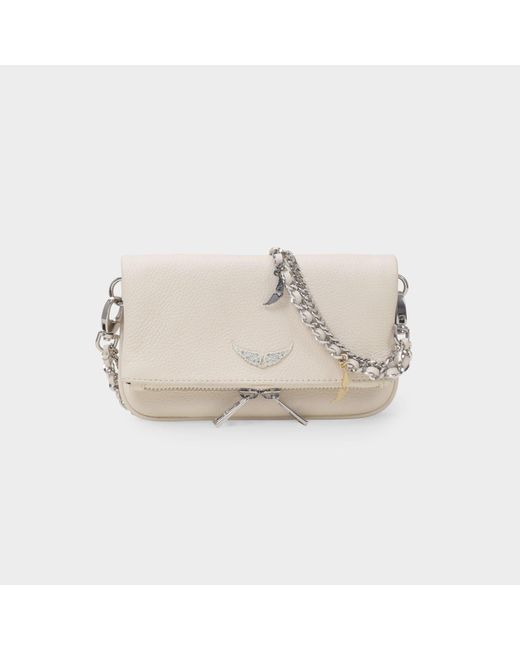 Zadig & Voltaire Rock Nano Bag in Natural Lyst