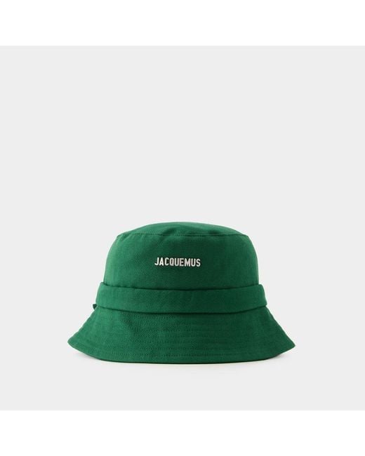 Jacquemus Green Le Bob Gadjo Bucket Hat